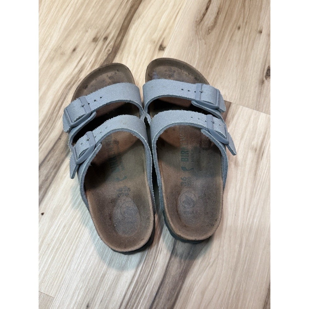 Birkenstock Arizona Vegan Canvas Sandals Size 36 L5